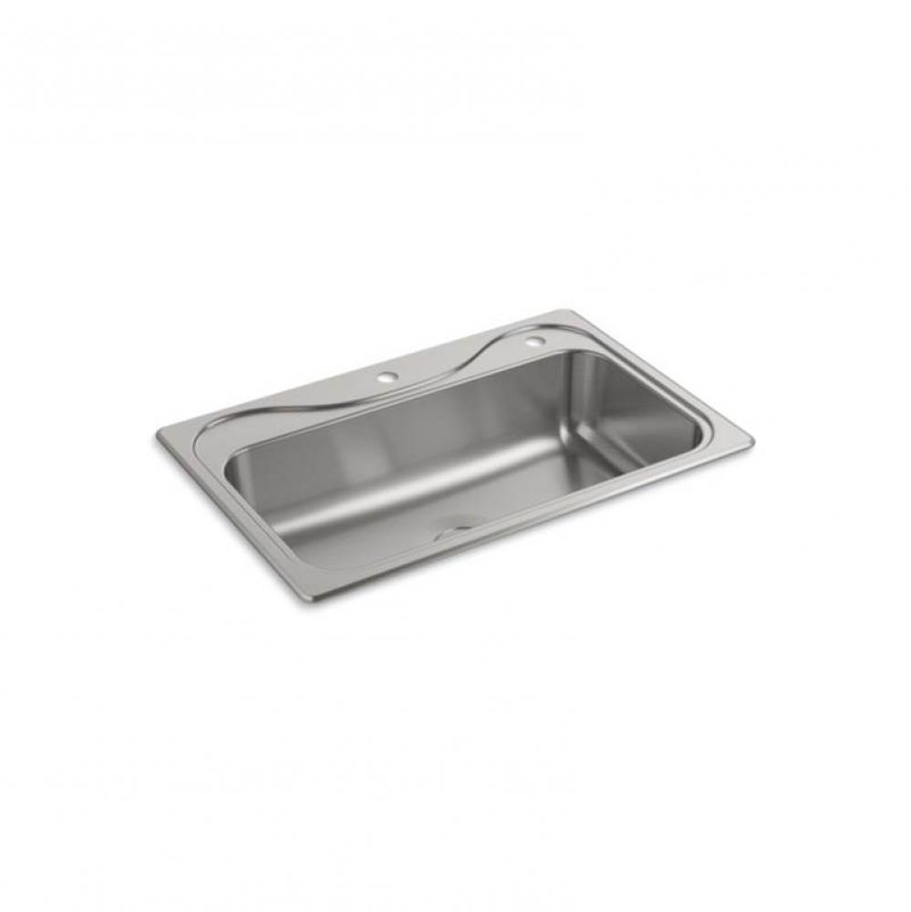 Southhaven® Top-Mount Single–Bowl Kitchen Sink, 33'' x 22'' x 8'&a