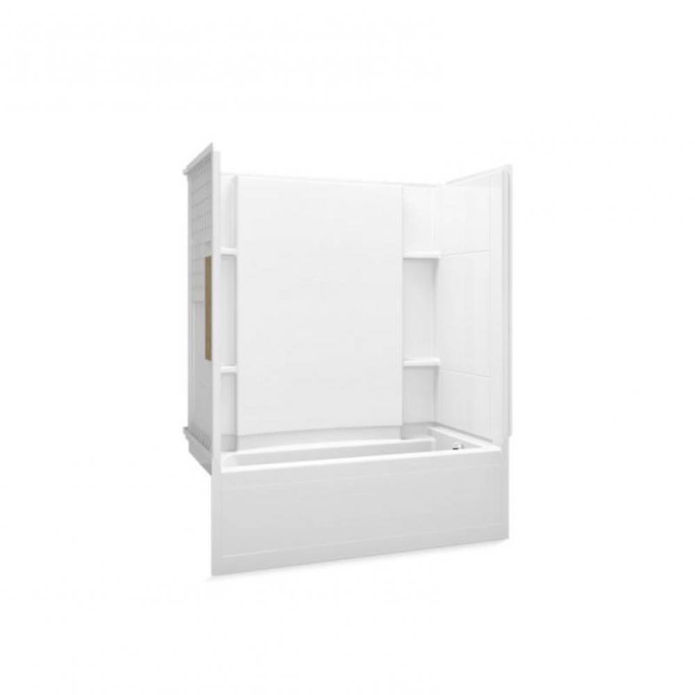 Accord® 60'' x 32'' bath/shower with Aging in Place backerboards