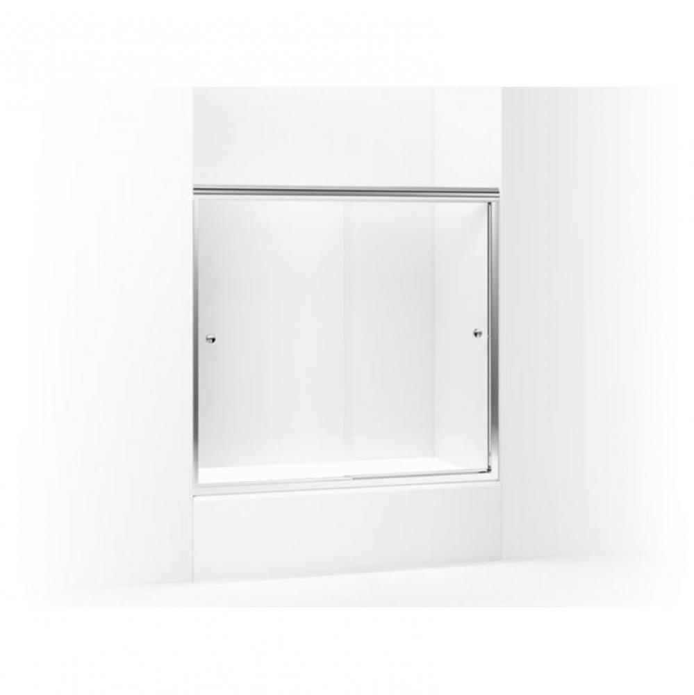 Finesse™ Frameless sliding bath door 54-5/8''–59-5/8'' W x 55-3/16'&a