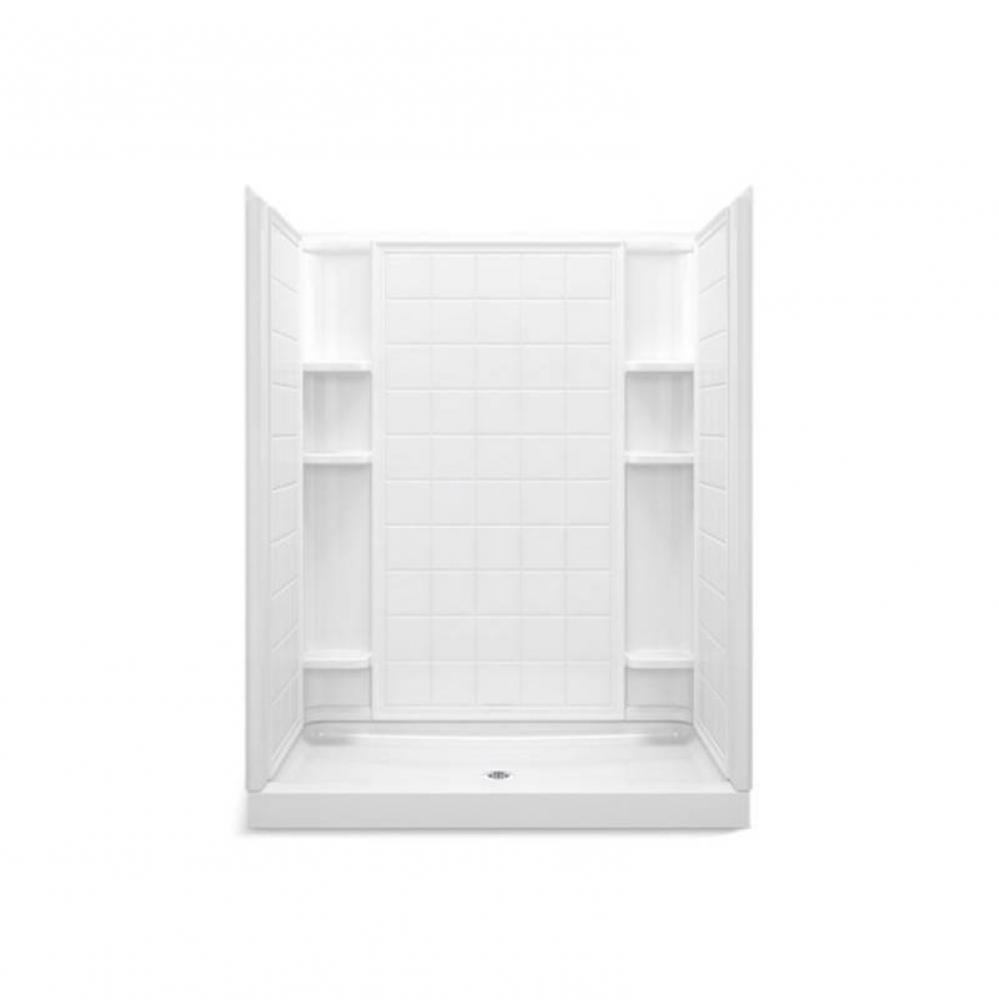 Ensemble™ 60-1/4'' x 34'' x 75-3/4'' tile alcove shower stall with