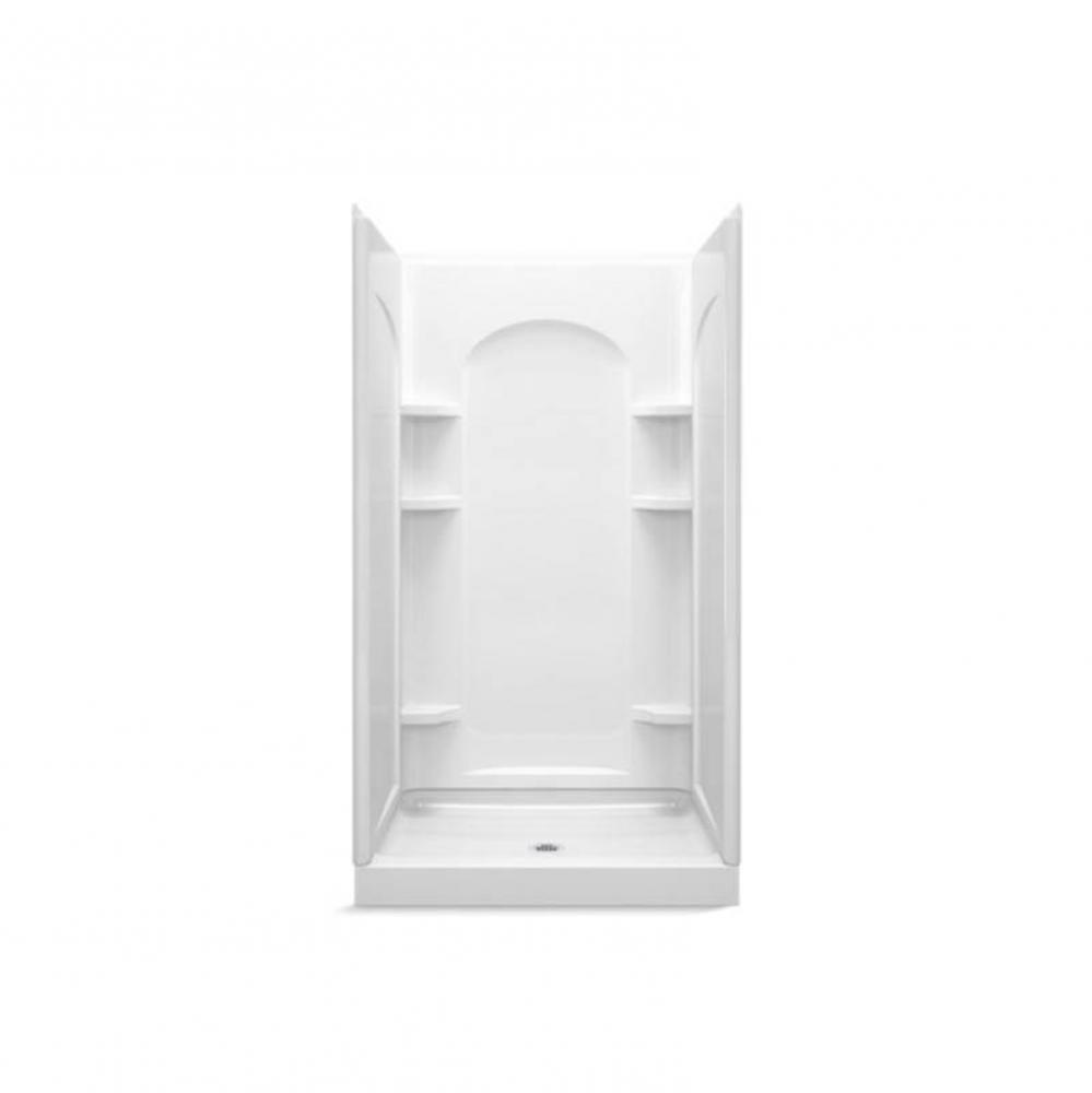 Ensemble™ 42'' x 34'' x 75-3/4'' curve alcove shower stall with Ag