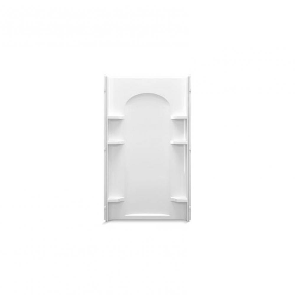 Ensemble™ 34'' x 72-1/2'' curve shower back wall with Aging in Place backerb