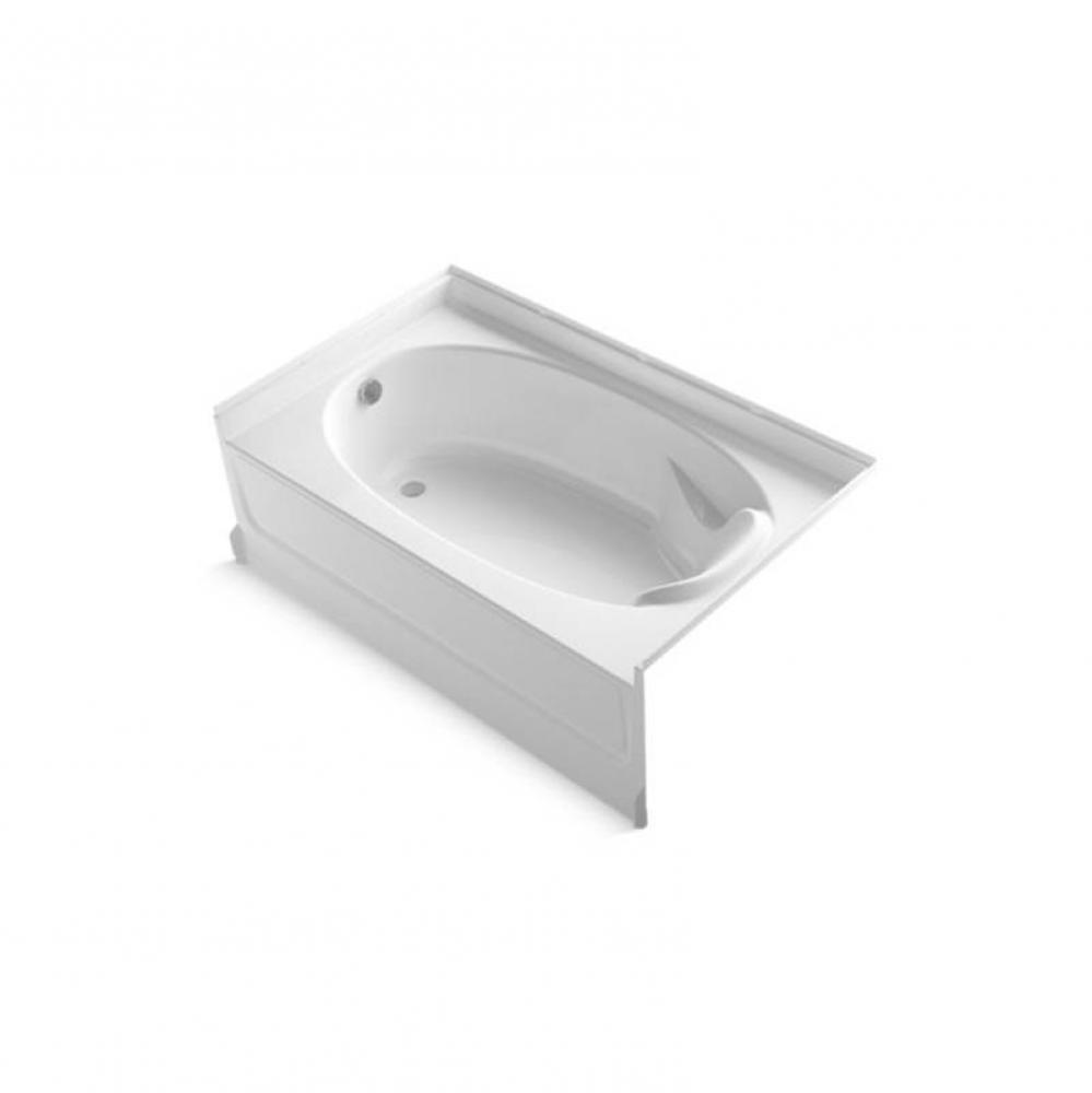 Ensemble™ 60'' x 36'' bath with left-hand above-floor drain and access panel