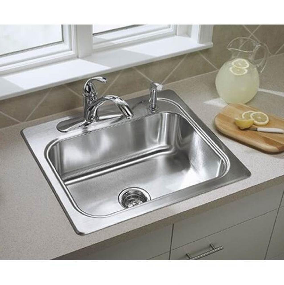 Southhaven(TM) Single-basin Kitchen Sink, 25'' x 22'' x 6-1/2''