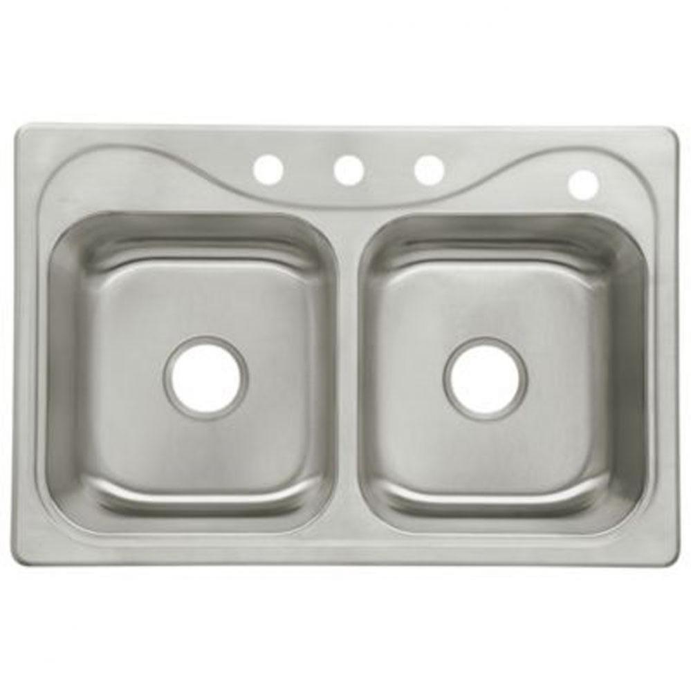 Southhaven® Double Basin Sink, 33'' x 22'' x 8-1/2''