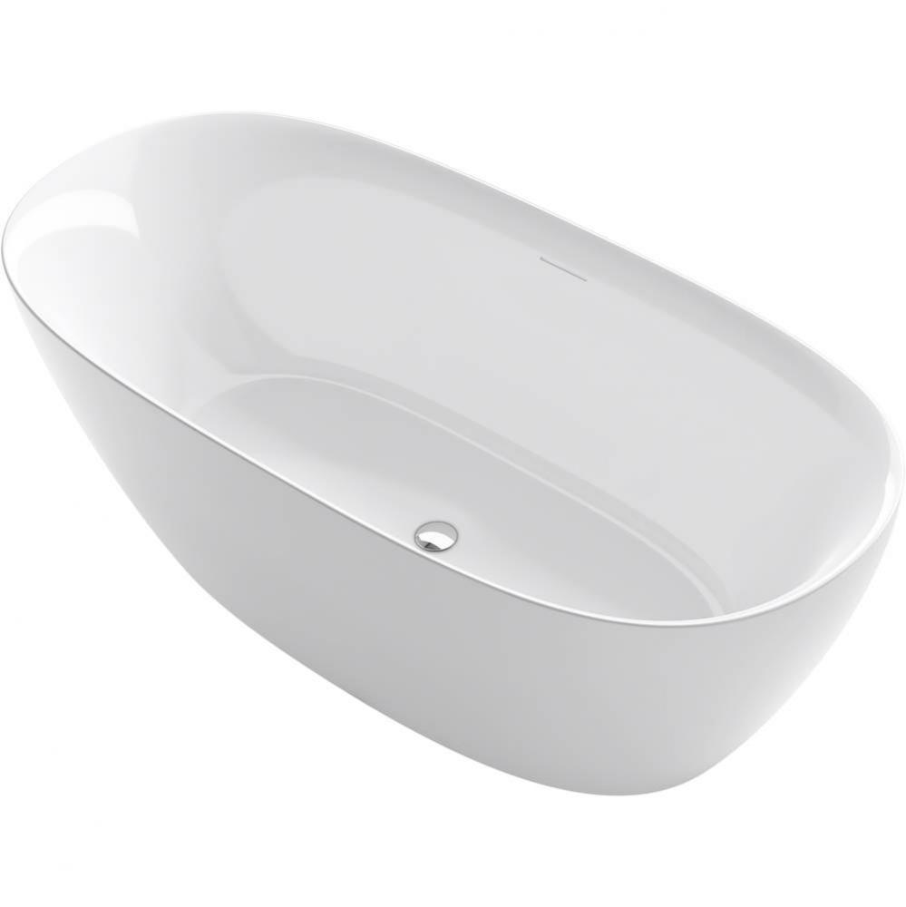 Unwind™ 67'' x 32'' seamless oval freestanding bath