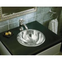 Sterling Plumbing 131-0 - Round Drop-In/Under-Mount Bathroom/Bar Sink