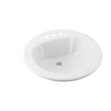 Sterling Plumbing 75020140-0 - Round Drop-In Bathroom Sink