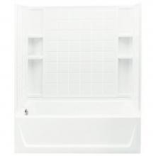 Sterling Plumbing 71120110-0 - Ensemble™ 60-1/4'' x 32'' tile bath/shower with left-hand drain