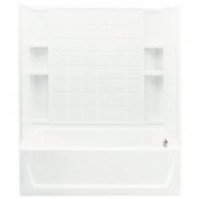 Sterling Plumbing 71120128-0 - Ensemble™ 60-1/4'' x 32'' bath/shower with right-hand above-floor drain and