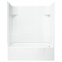 Sterling Plumbing 71140128-0 - Accord® 60-1/4'' x 30'' bath/shower with Aging in Place backerboards and