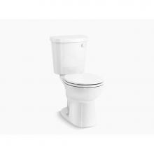Sterling Plumbing 402311-RA-0 - Valton™ Two-piece round-front 1.28 gpf toilet with right-hand trip lever