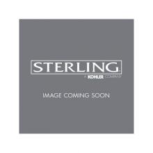 Sterling Plumbing 62055115-0 - OC-SS-39 39-3/8'' x 65-1/4'' seated shower end wall set with grab bar on left
