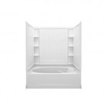 Sterling Plumbing 71110112-0 - Ensemble™ 60-1/4'' x 42'' bath/shower with left-hand above-floor drain