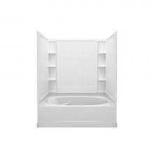 Sterling Plumbing 71110122-0 - Ensemble™ 60-1/4'' x 42'' bath/shower with right-hand above-floor drain