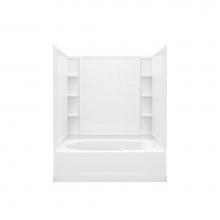 Sterling Plumbing 71100110-0 - Ensemble™ 60-1/4'' x 36'' tile bath/shower with left-hand drain