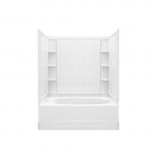Sterling Plumbing 71100118-0 - Ensemble™ 60-1/4'' x 36'' tile bath/shower with Aging in Place backerboards