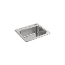 Sterling Plumbing 11405-4-NA - Southhaven® Top-Mount Single-Bowl Kitchen Sink, 25'' x 22'' x 8'&apo