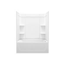 Sterling Plumbing 71320128-0 - Ensemble™ Medley® 60-1/4'' x 32'' bath/shower with right-hand above-flo