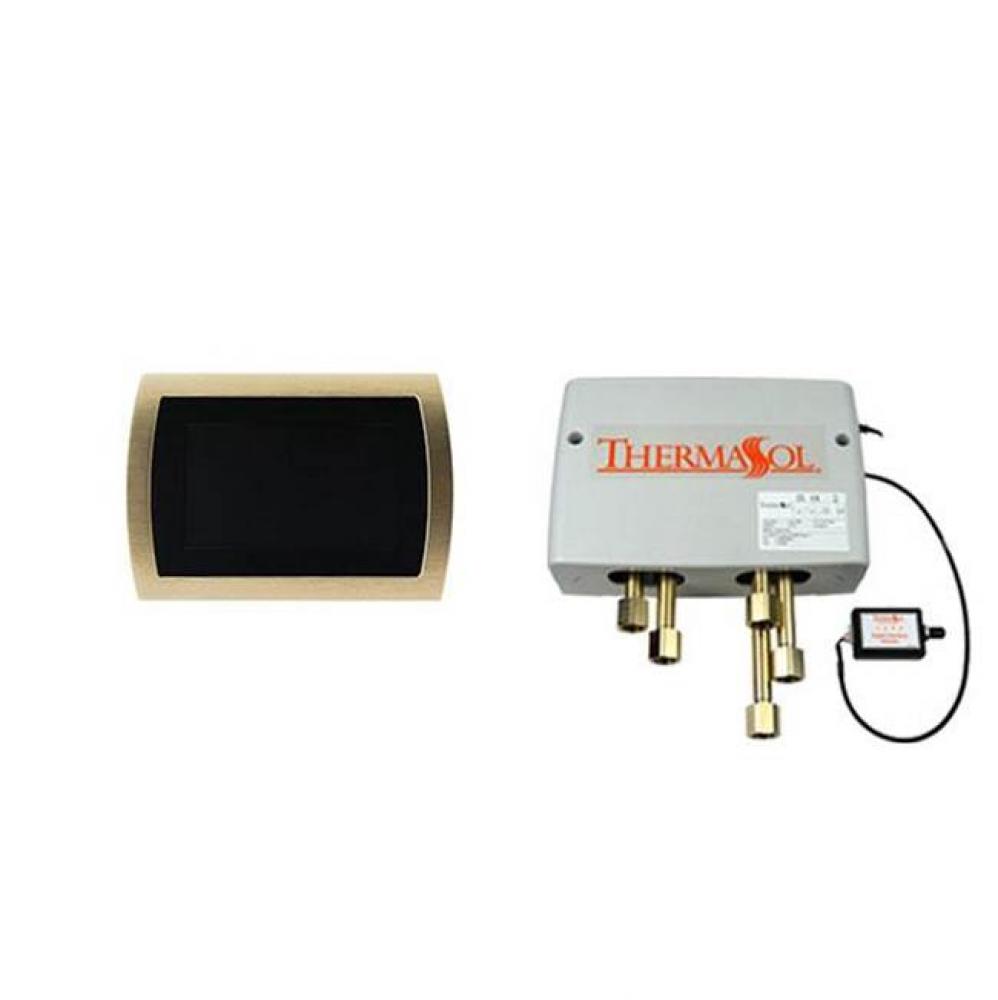 Digital Shower Package with SignaTouch Trim Upgraded Satin Brass
