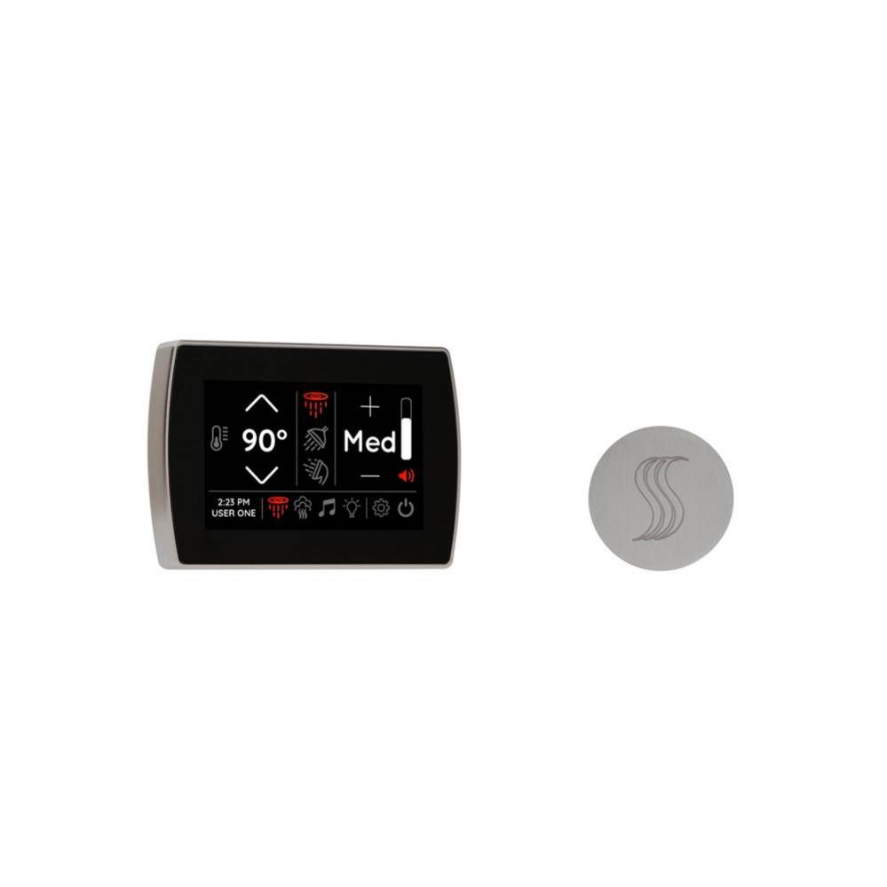 Signatouch Control and Steam Head Kit Round