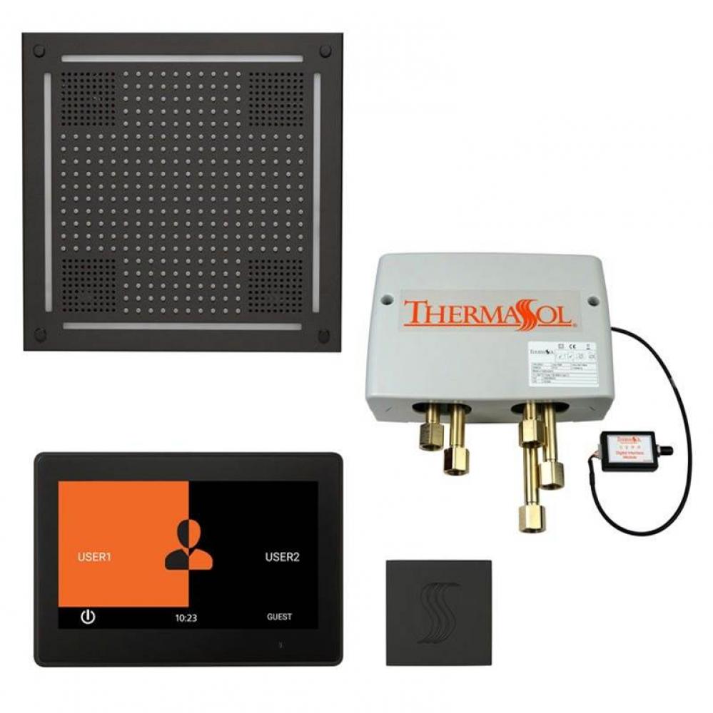 The Total Wellness Hydrovive Package with 10'' ThermaTouch  Square