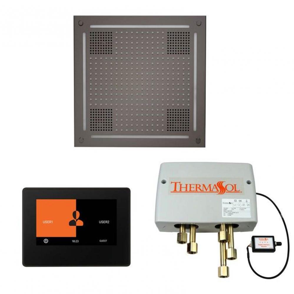 The Wellness Hydrovive Shower Package with 7'' ThermaTouch Square