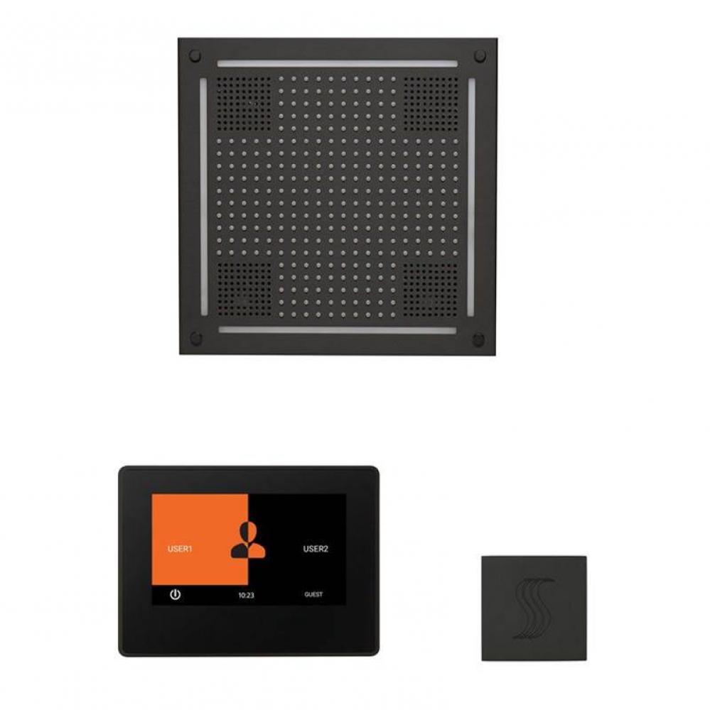 The wellness Hydrovive Steam Package with 7'' ThermaTouch Square