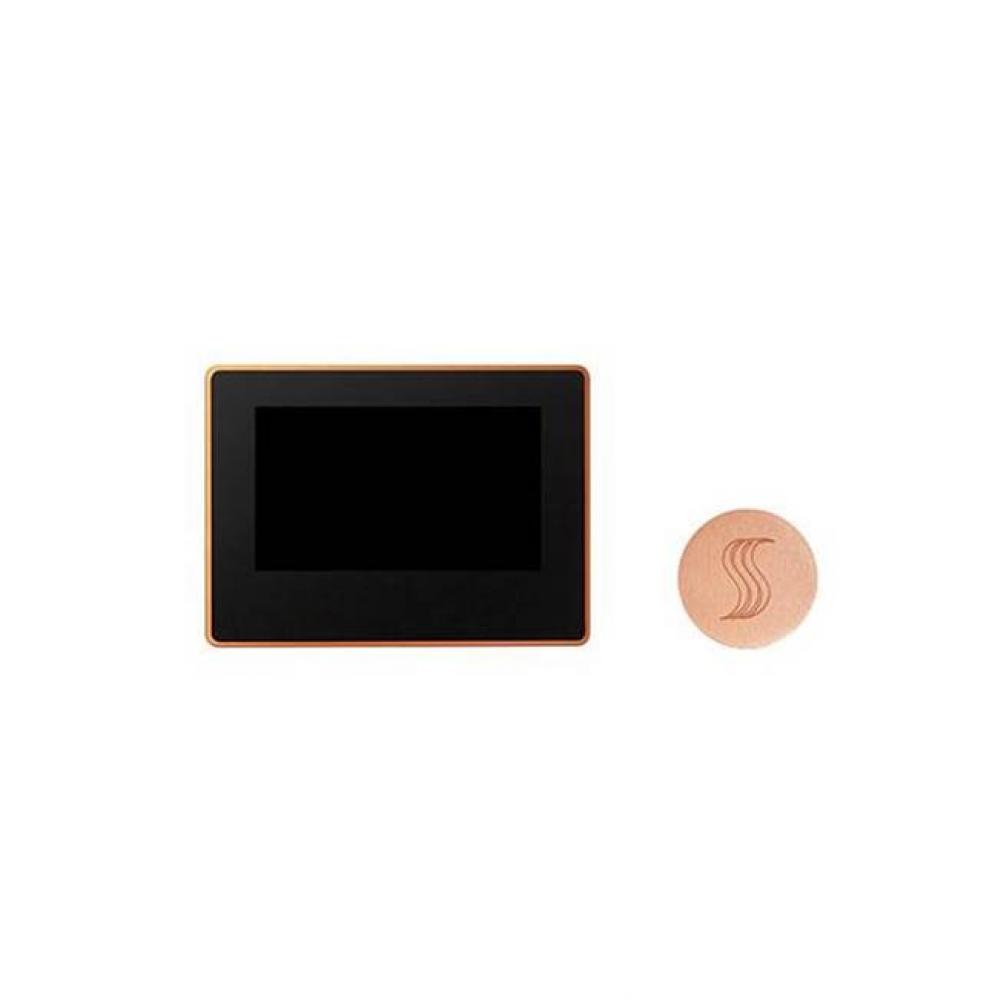 ThermaTouch 7'' Control Kit Trim Upgraded Round Copper