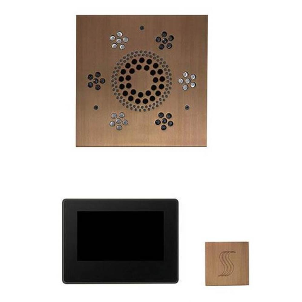 The Wellness Steam Package with 7'' ThermaTouch Square