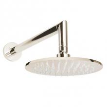 Thermasol 15-1007-PN - 200mm DIA. x 8.5mm, 304SS Shower Head 1/2'' Inlet Round