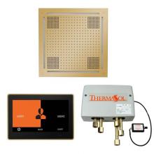 Thermasol WHSP10S-PB - The Wellness Hydrovive Shower Package with 10'' ThermaTouch Square