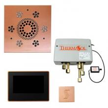 Thermasol TWP7US-COP - The Total Wellness Package with 7'' ThermaTouch Trim Upgraded Square Copper