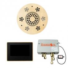 Thermasol WSP7UR-AB - The Wellness Shower Package with 7'' ThermaTouch Trim Upgraded Round Antique Brass