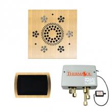 Thermasol WSPSUS-AB - The Wellness Shower Package with SignaTouch Trim Upgraded Square Antique Brass
