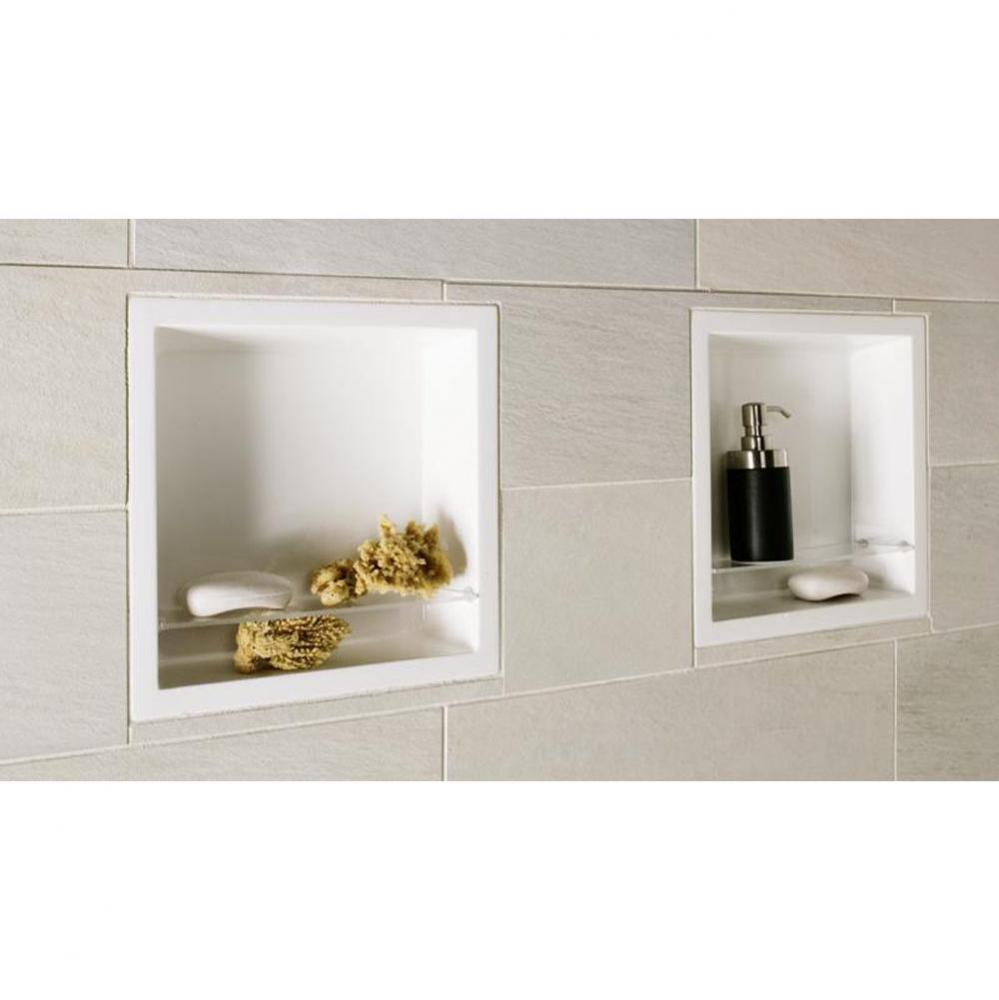 SHAMPOO HOLDER - 14 X 14  - WETMAR MATTE