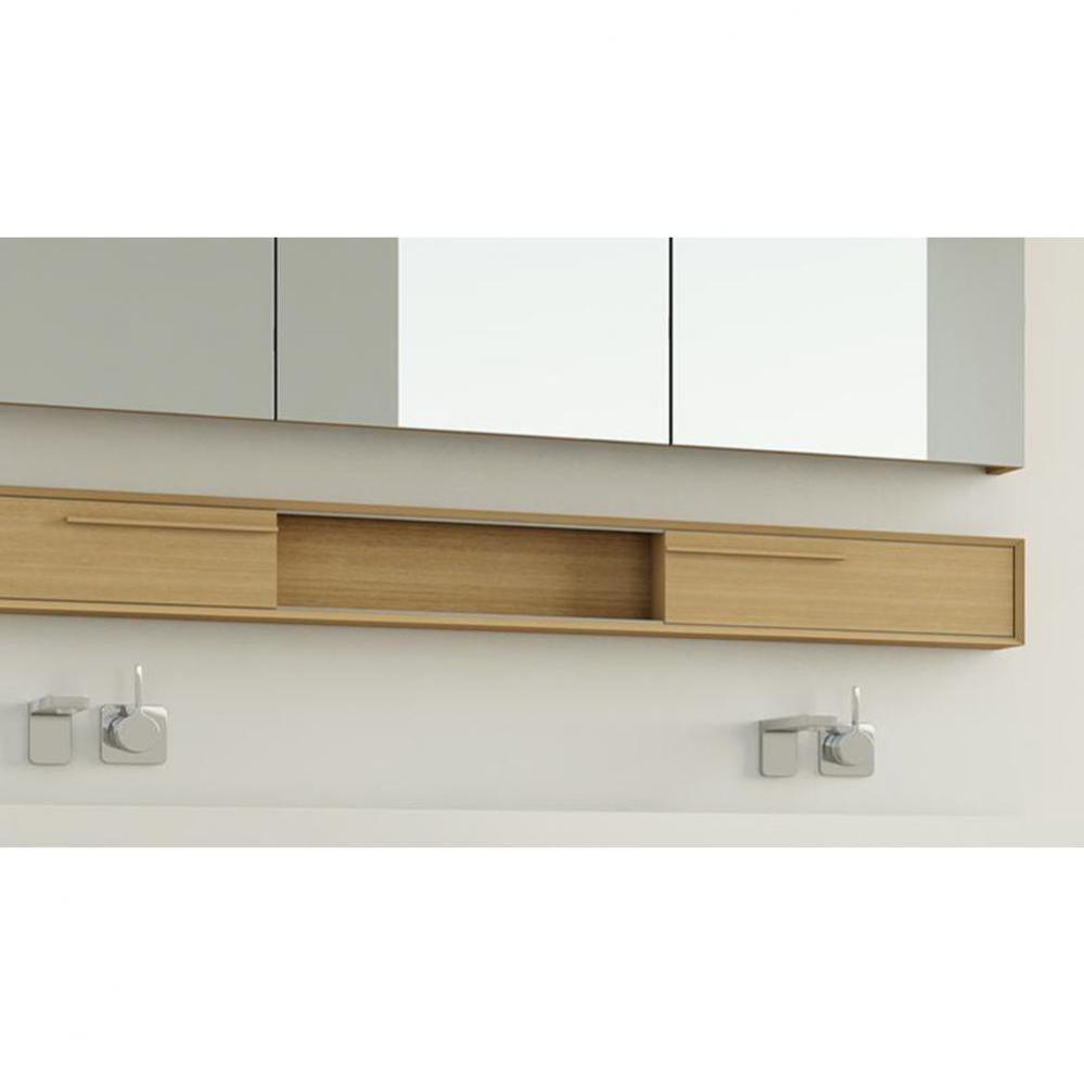 Furniture ''M'' - Storage Cabinet 58 X 6 - Oak Natural