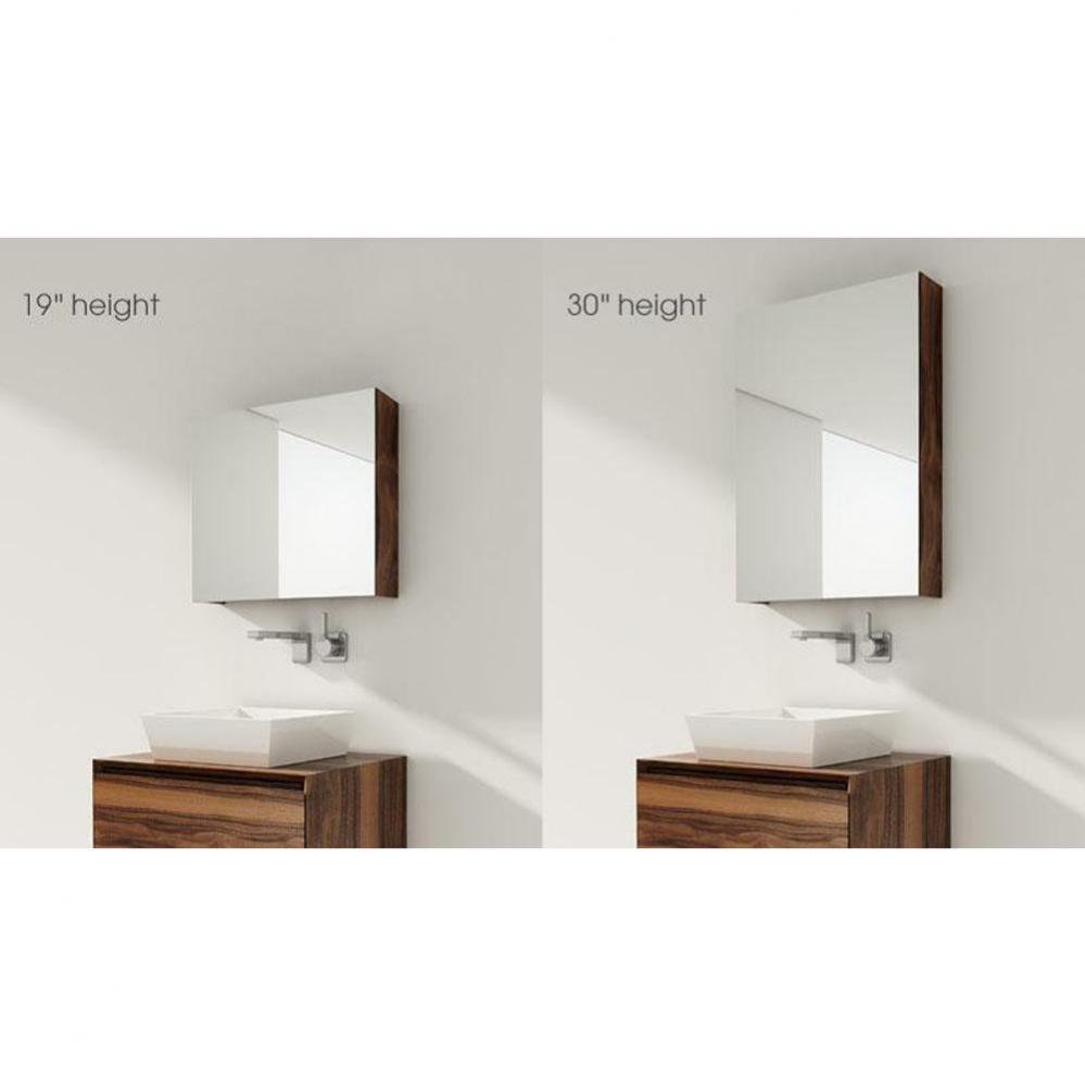 Furniture ''M'' - Mirrored Cabinet 70 X 30 Height - Led Option - Torrified Euc