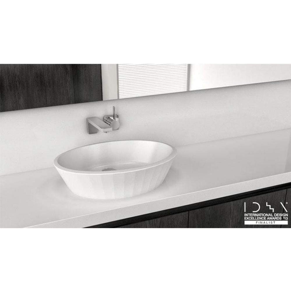 LAV - COUTURE - 21 X 15 X 4 - ABOVE MOUNT VESSEL - WHITE DUAL