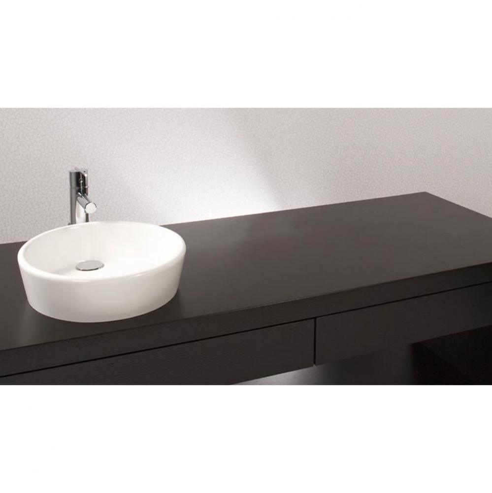 Lav - Ove - 15 X 15 X 4 - Above Mount Vessel - White Matte