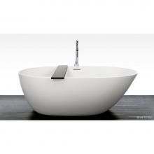 Wet Style BBE01-R-PCNT-COP-MA - Be Bath 66 X 34 X 22 - Fs  - Built In Nt O/F & Pc Drain - Copper Conn - White Matte