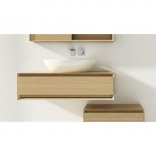 Wet Style MM3610-WM-28 - Furniture ''M Metro'' - Vanity Wall-Mount 36 X 10 - 18 Depth - Lacquer Stone H
