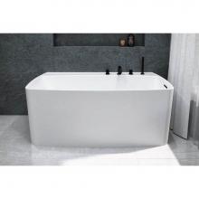 Wet Style BLB0101-SB-COP-MA - Lab Bath - 59.5 X 31.5 X 24 - Fs - Built In Sb O/F & Drain - Copper Conn - White Matte