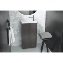 Wet Style STL1812-21 - Furniture ''Stelle'' - Pedestal No Door 18 X 12 - Lacquer White Matte