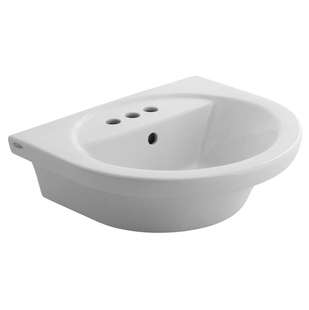 Tropic® Petite 4-Inch Centerset Pedestal Sink Top