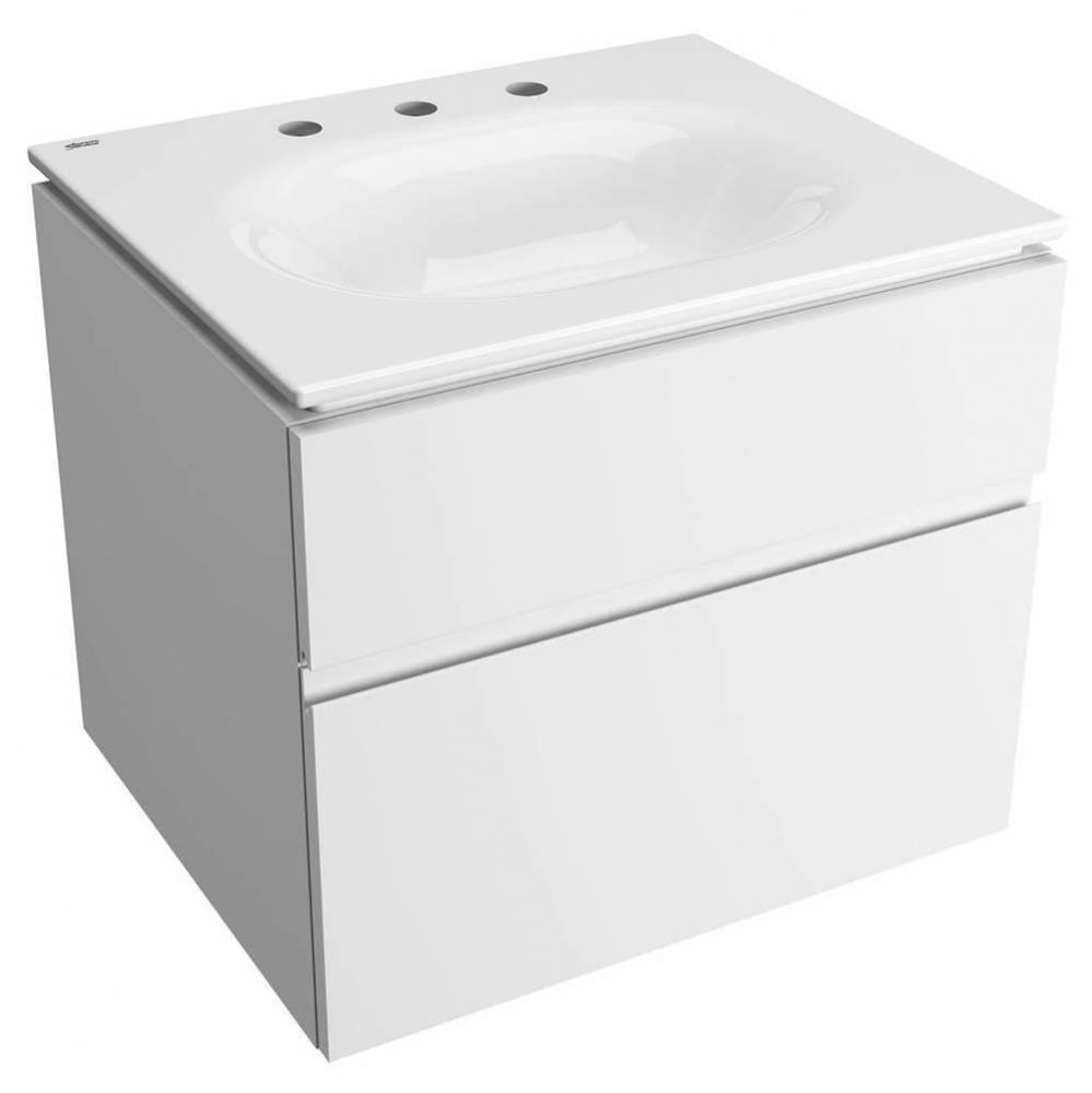 Studio® S 24-Inch Vitreous China Vanity Sink Top 8-Inch Centers