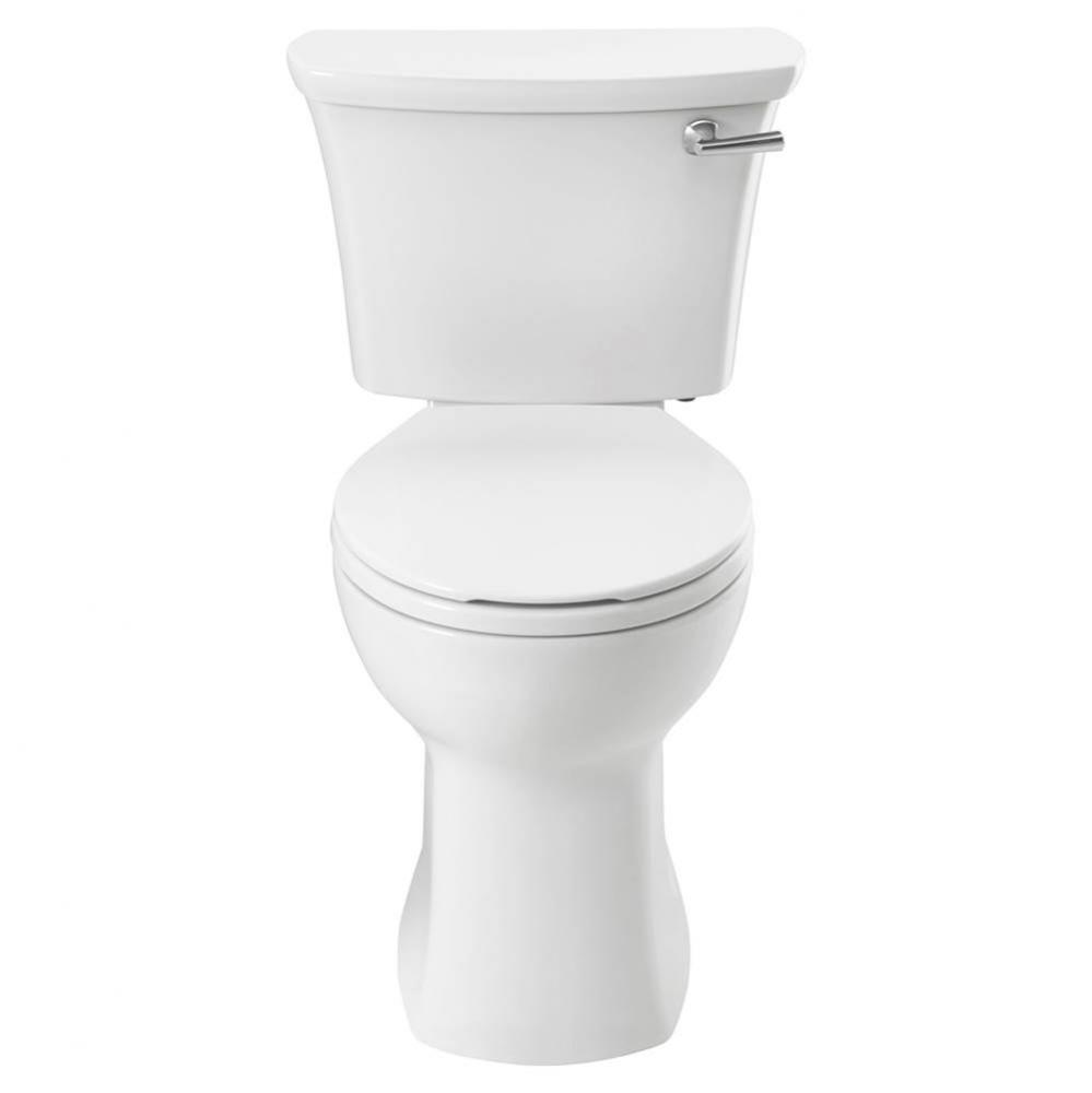 Edgemere® Two-Piece 1.28 gpf/4.8 Lpf Chair Height Round Front Right-Hand Trip Lever Toilet Le