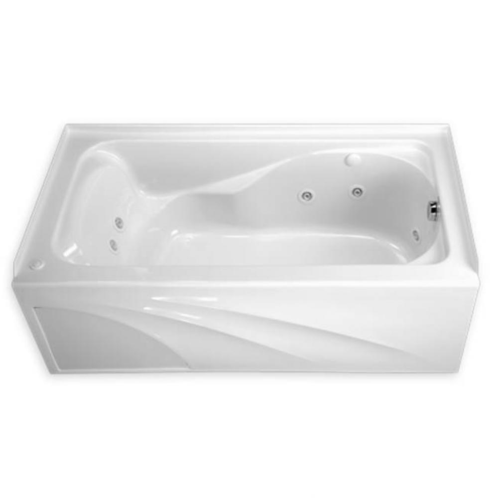 Cadet® 60 x 32-Inch Integral Apron Bathtub Right-Hand Outlet