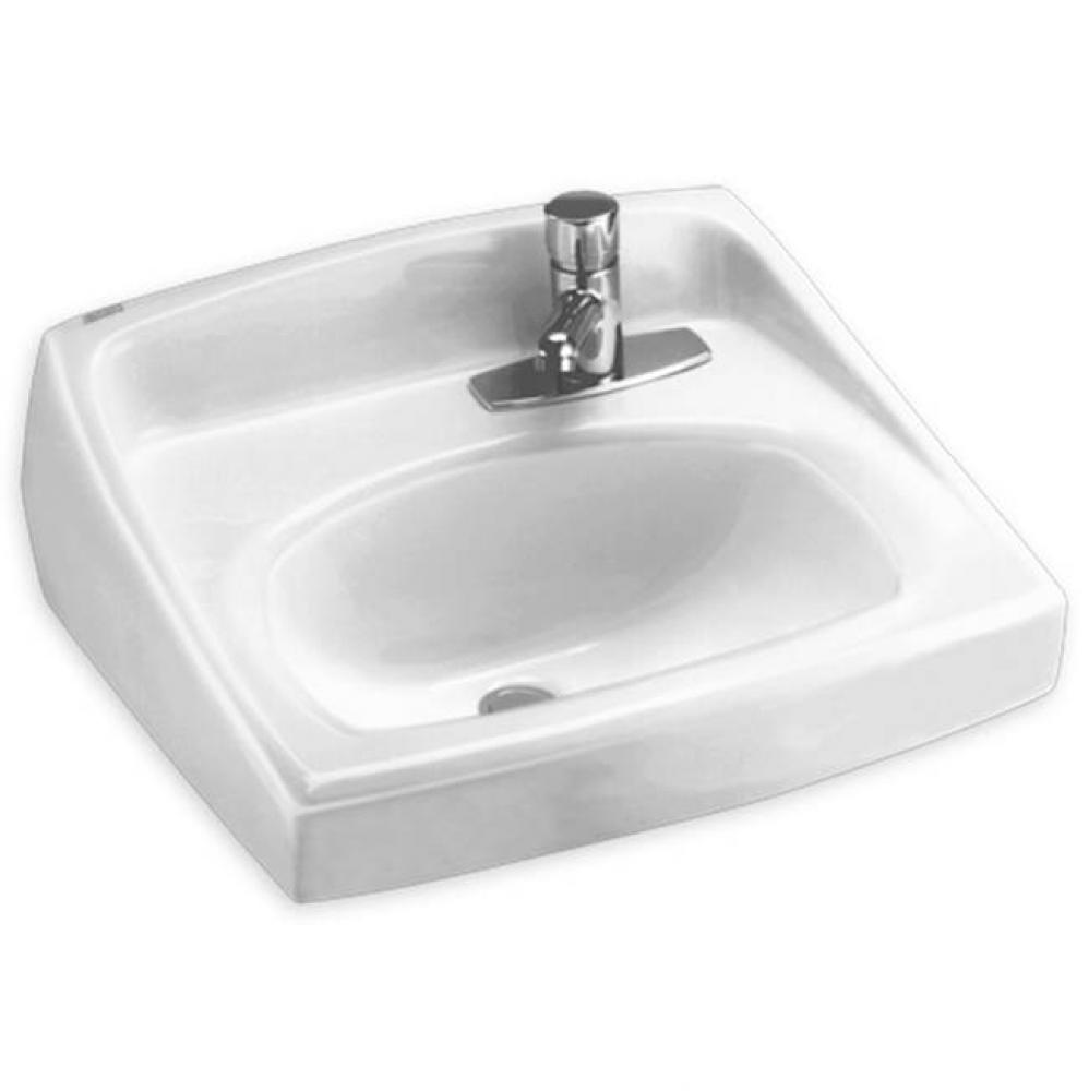 Lucerne Wall-Hung Sink for Exposed Bracket Support with Single Hole On Right