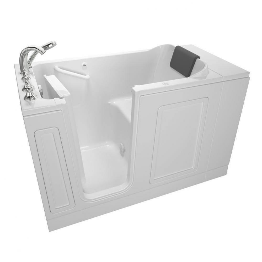 Acrylic Luxury Series 30 x 51 -Inch Walk-in Tub With Air Spa System - Left-Hand Drain With Faucet